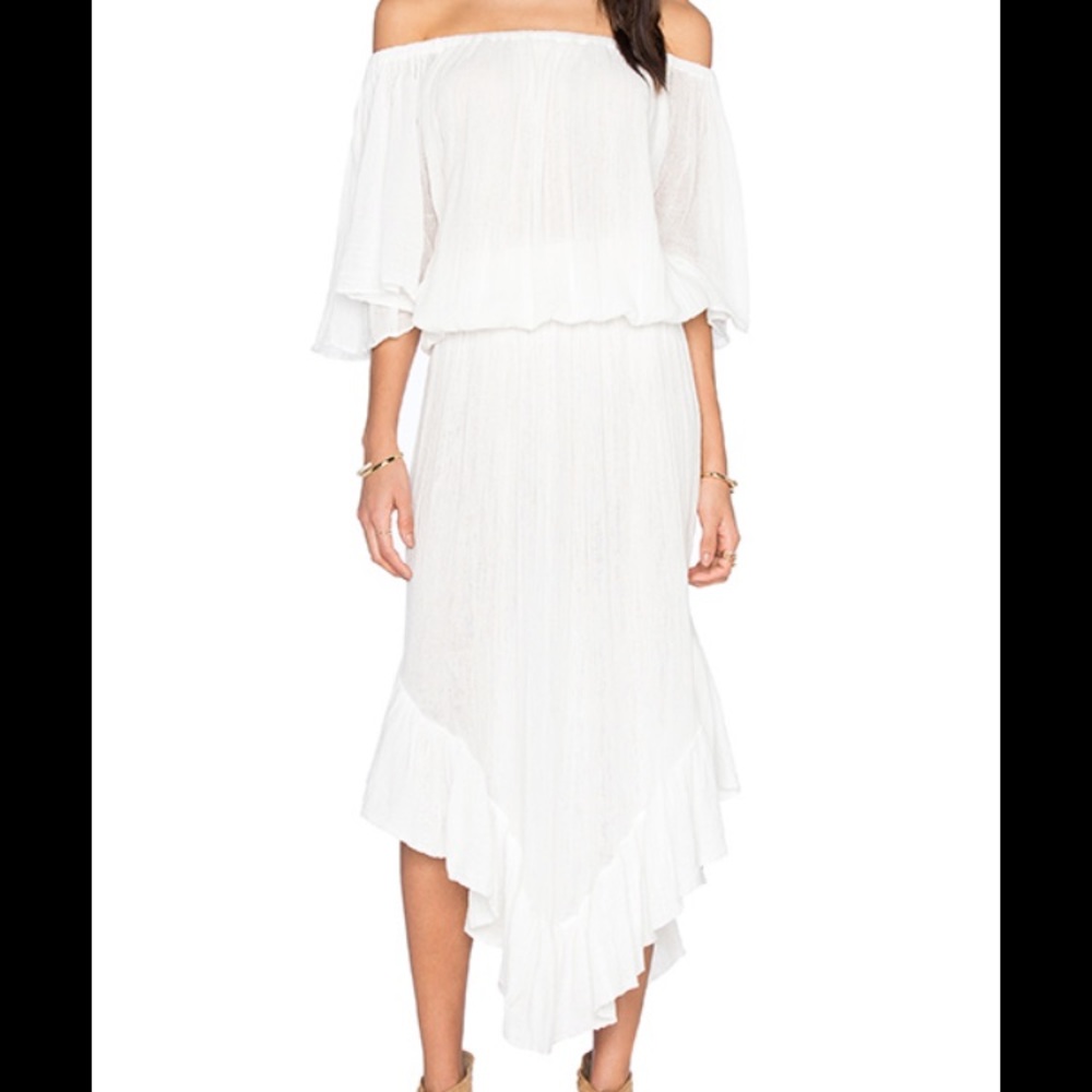 White jens pirate booty dress